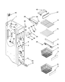 Freezer liner parts