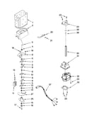 Motor and ice container parts