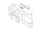 Whirlpool SF265LXTS1 control panel parts diagram