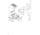 Whirlpool WHP1500SA0 cabinet parts diagram
