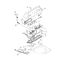 Whirlpool WTW6700TW0 control panel parts diagram