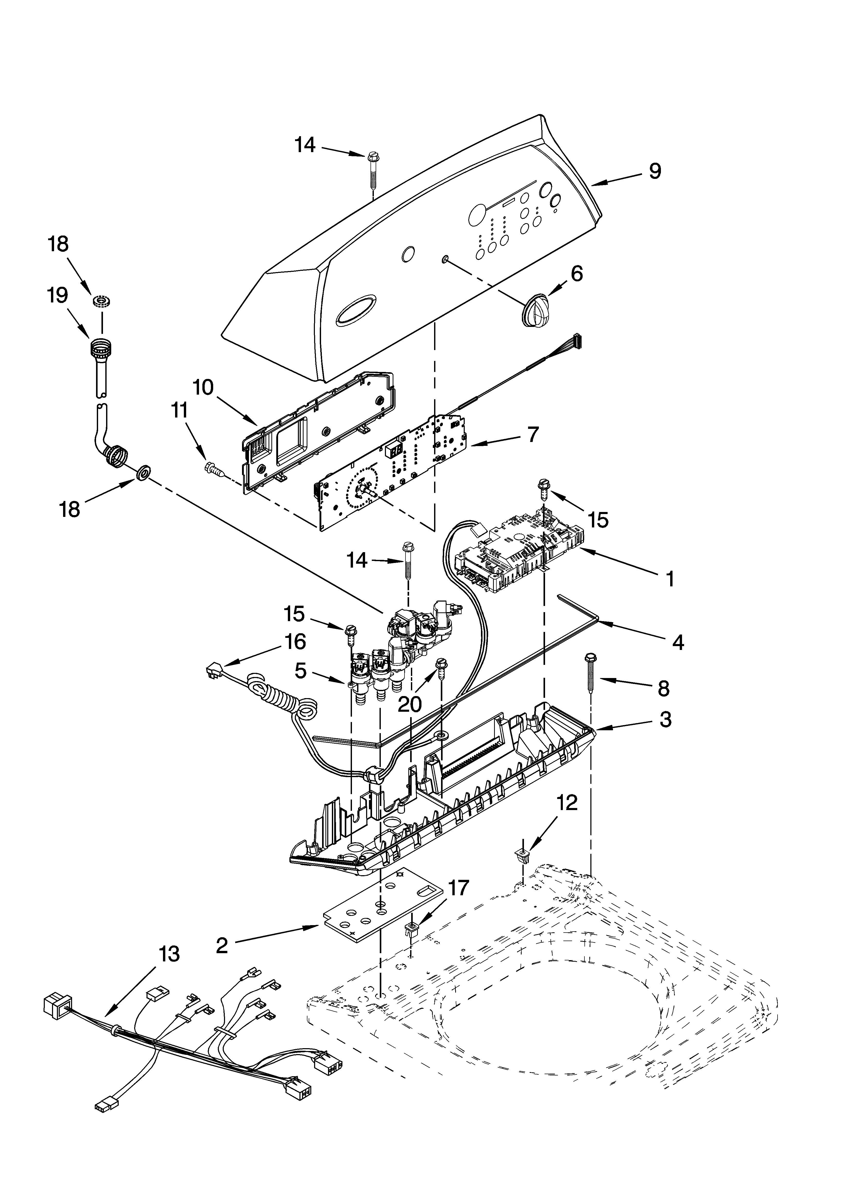 Control panel parts