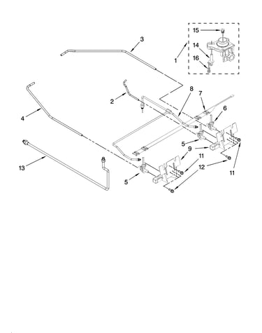 Cooktop burner parts