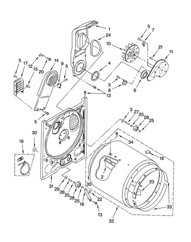 Bulkhead parts, optional parts (not included)