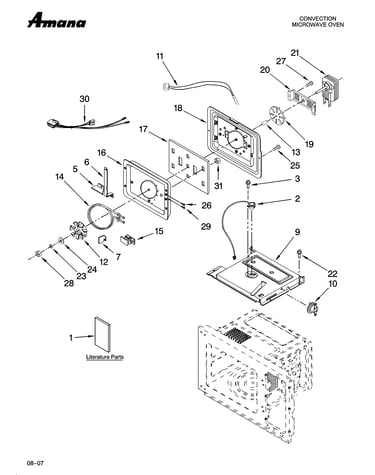 Convection oven parts