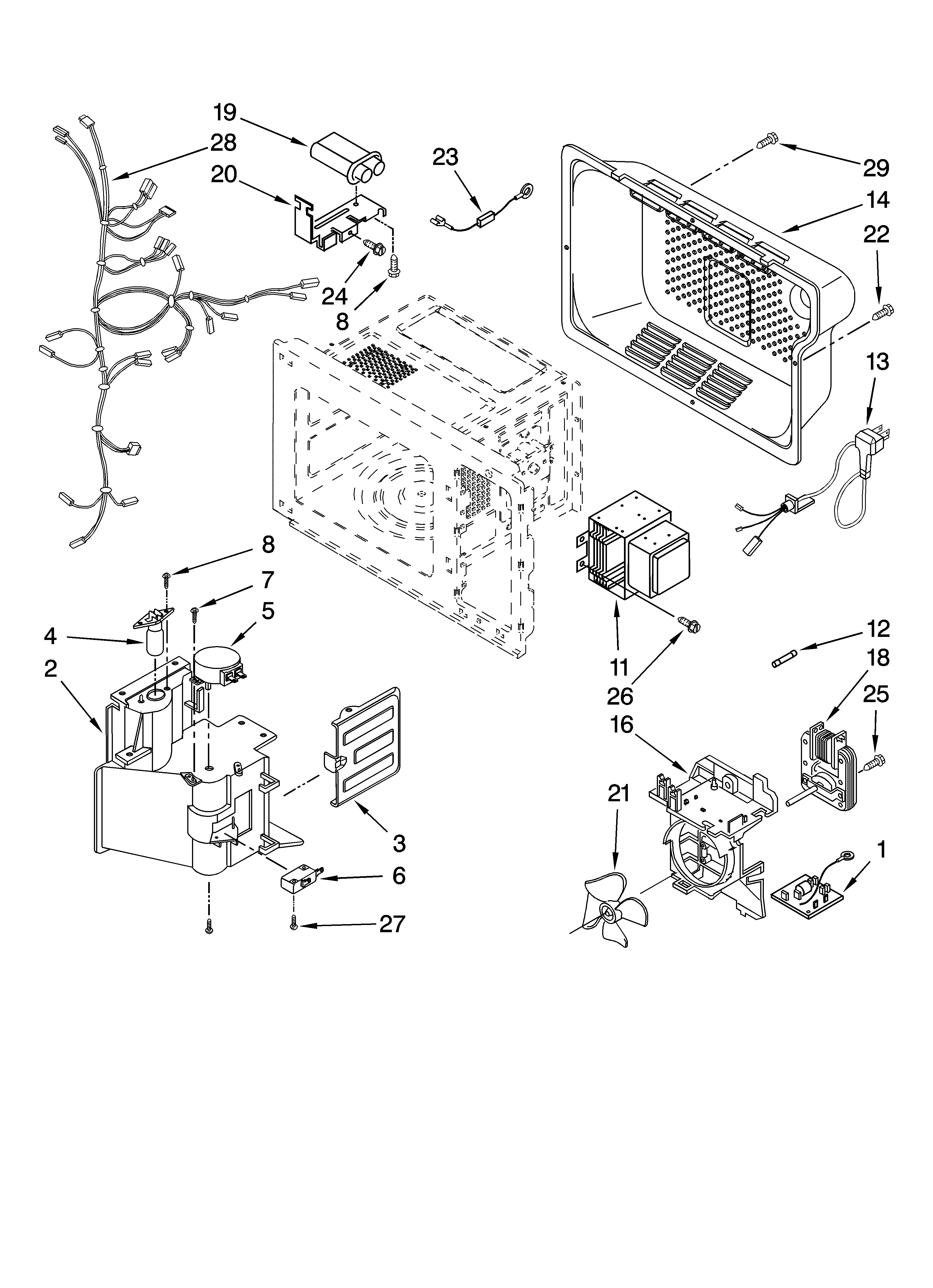 OVEN INTERIOR PARTS