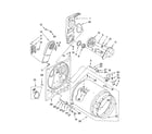 Maytag MED5640TQ0 bulkhead parts, optional parts (not included) diagram
