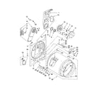 Maytag MED5805TW0 bulkhead parts, optional parts (not included) diagram
