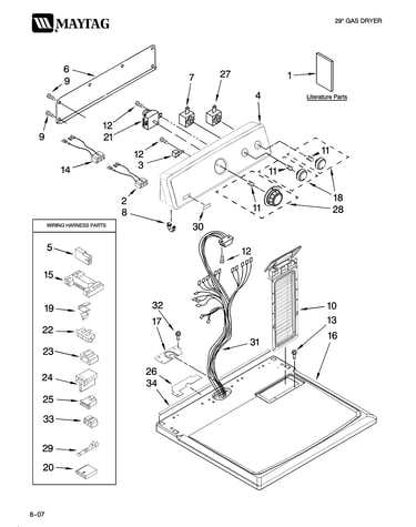 Top and console parts