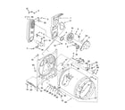Maytag MGD5800TW1 bulkhead parts diagram