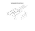 Maytag MGRH865QDB11 drawer and rack parts, optional parts (not included) diagram