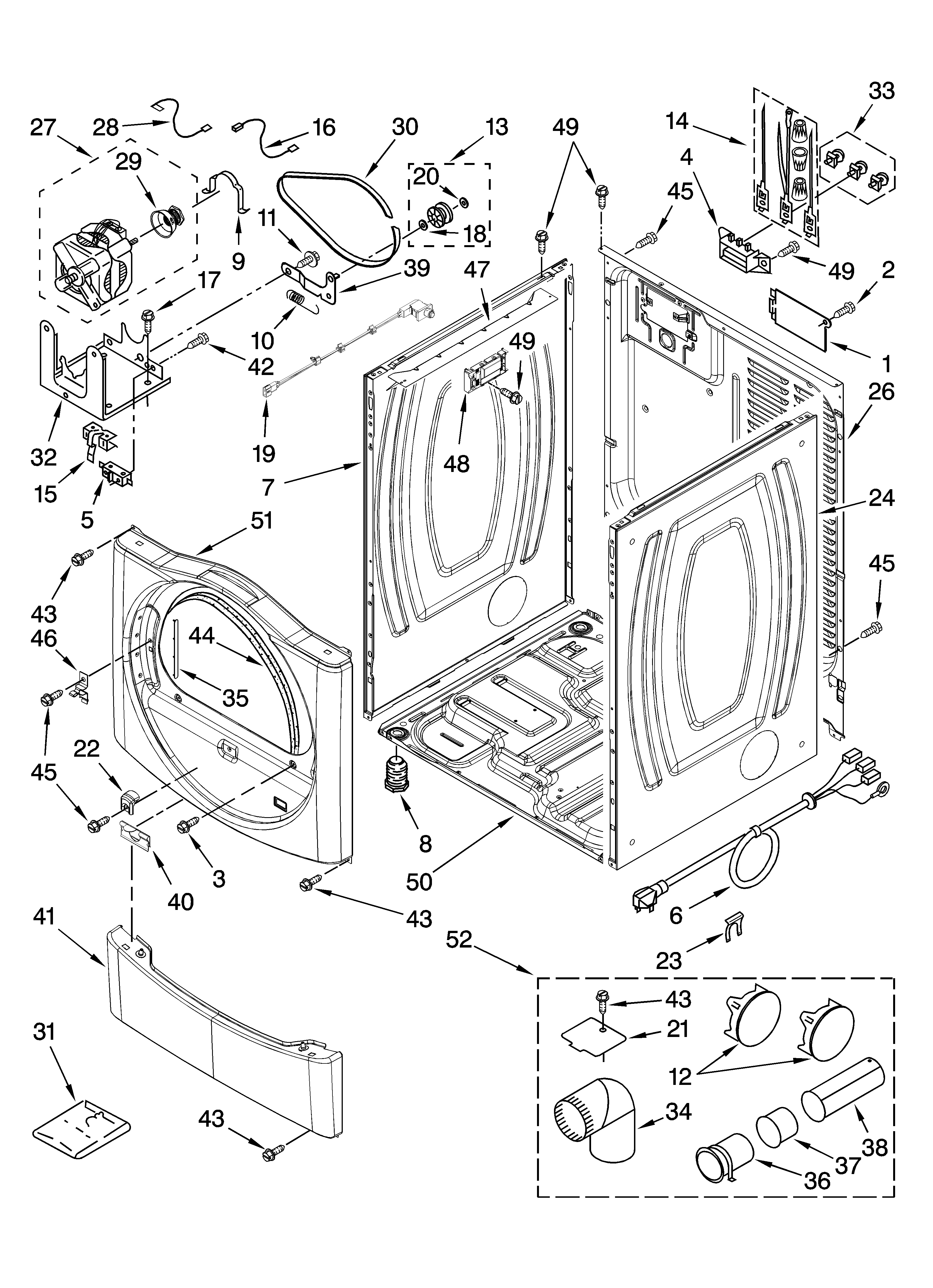 Cabinet parts