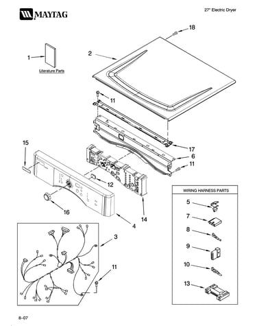 Top and console parts