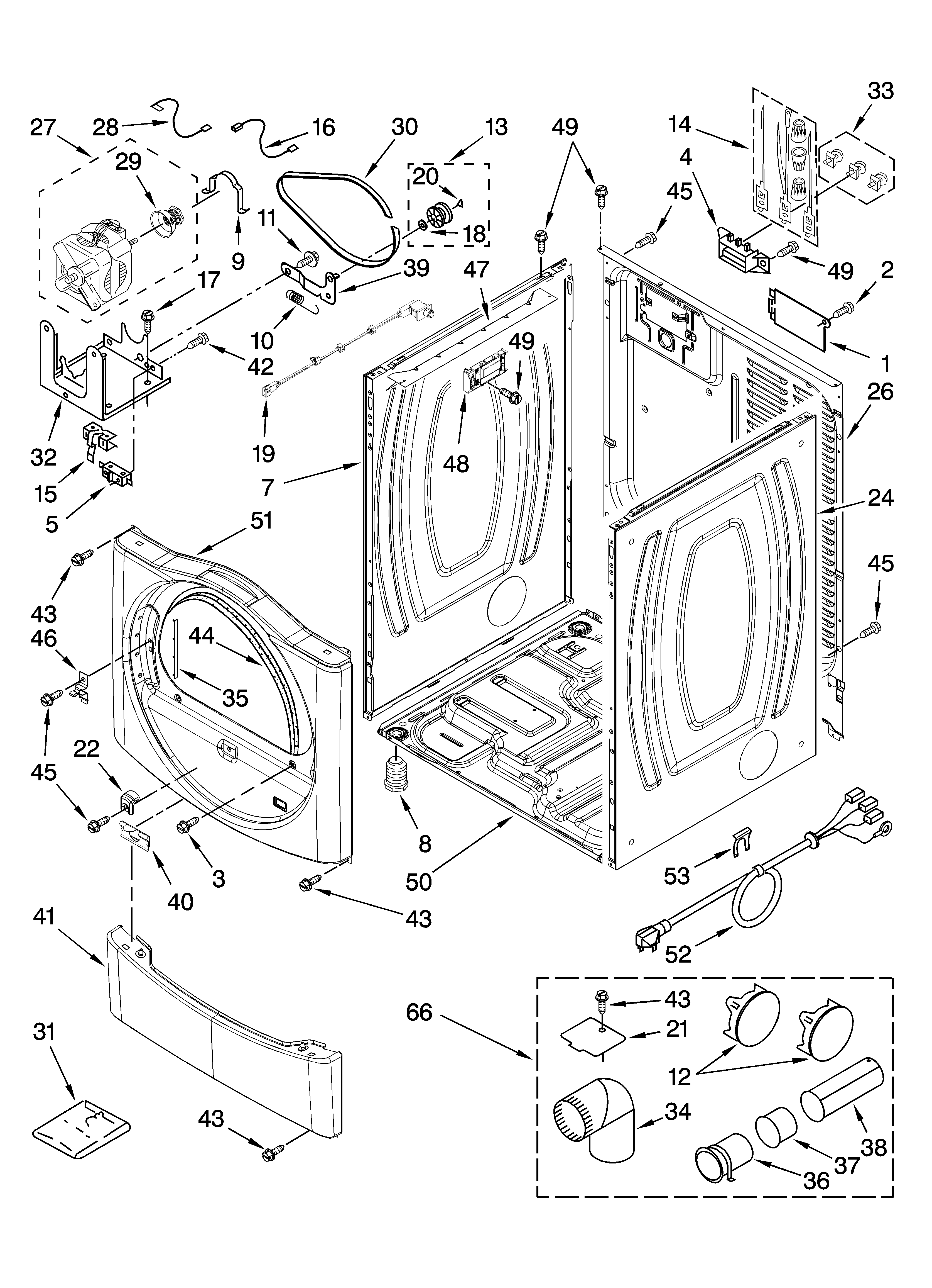 Cabinet parts