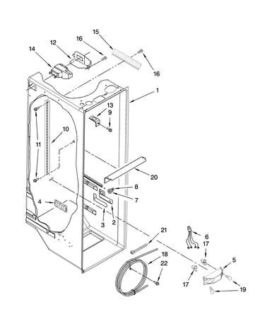 Refrigerator liner parts