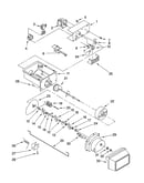 Motor and ice container parts