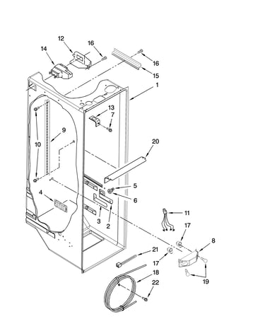 Refrigerator liner parts