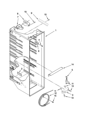 Refrigerator liner parts