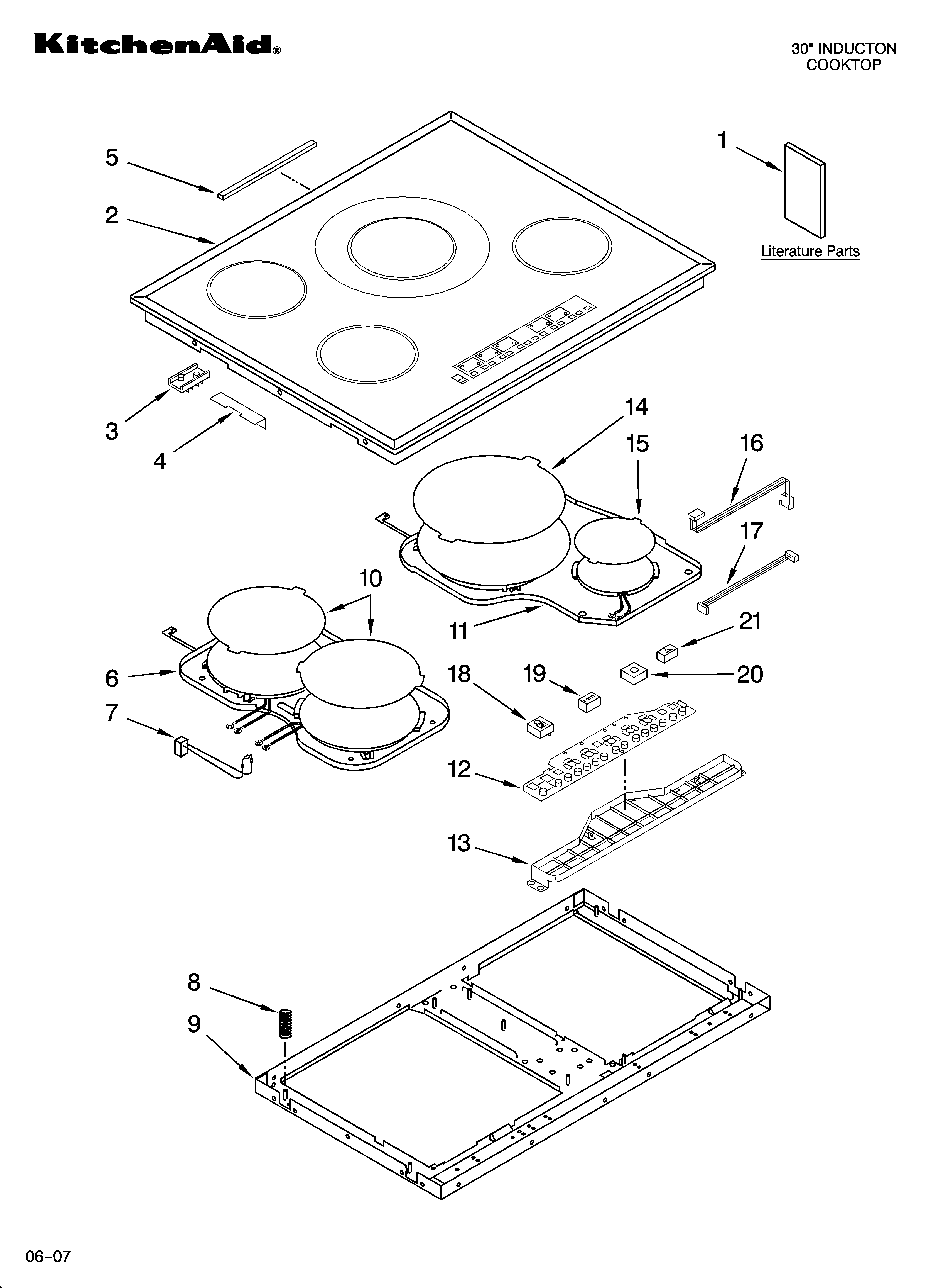 Cooktop parts