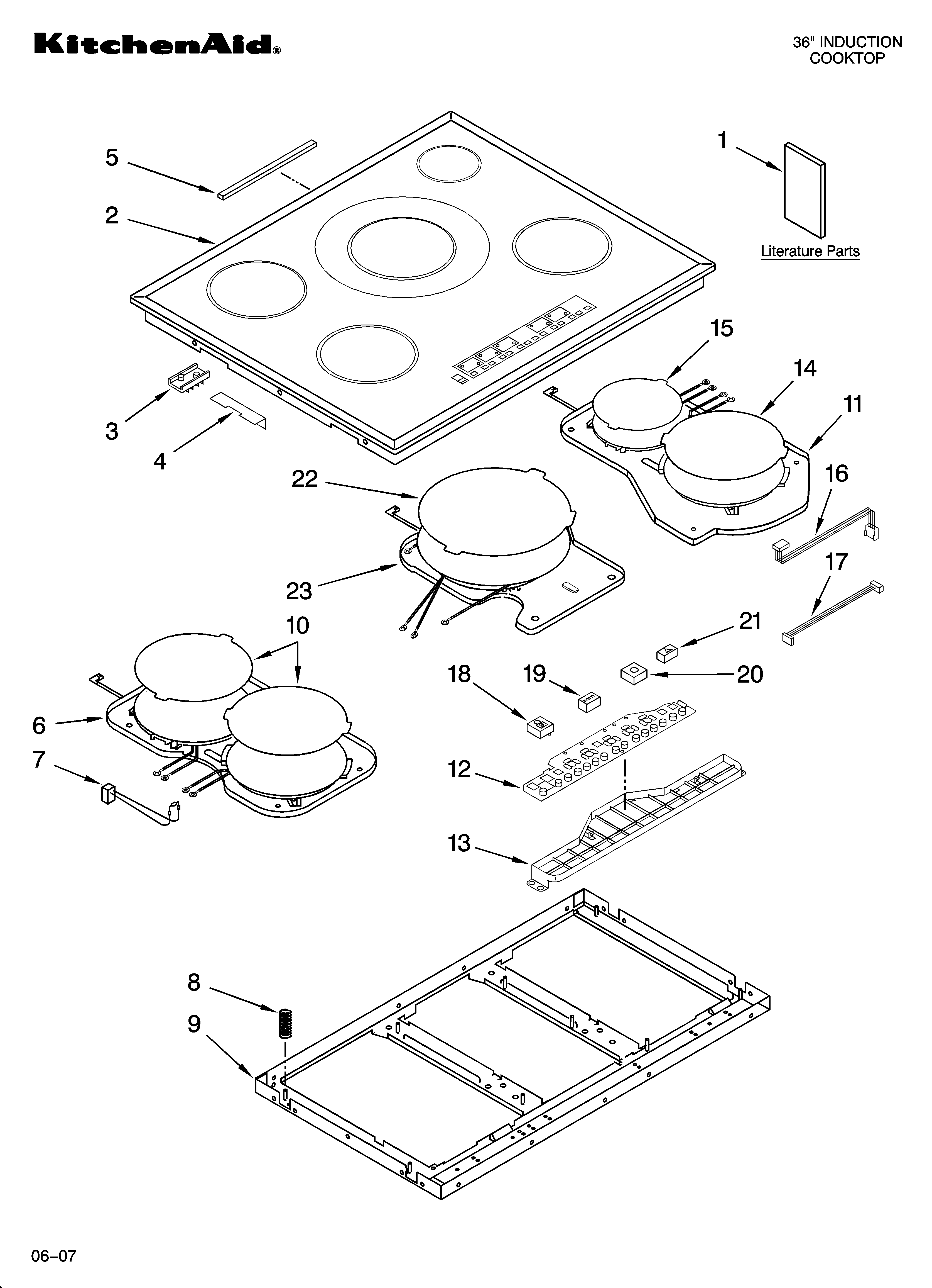 Cooktop parts