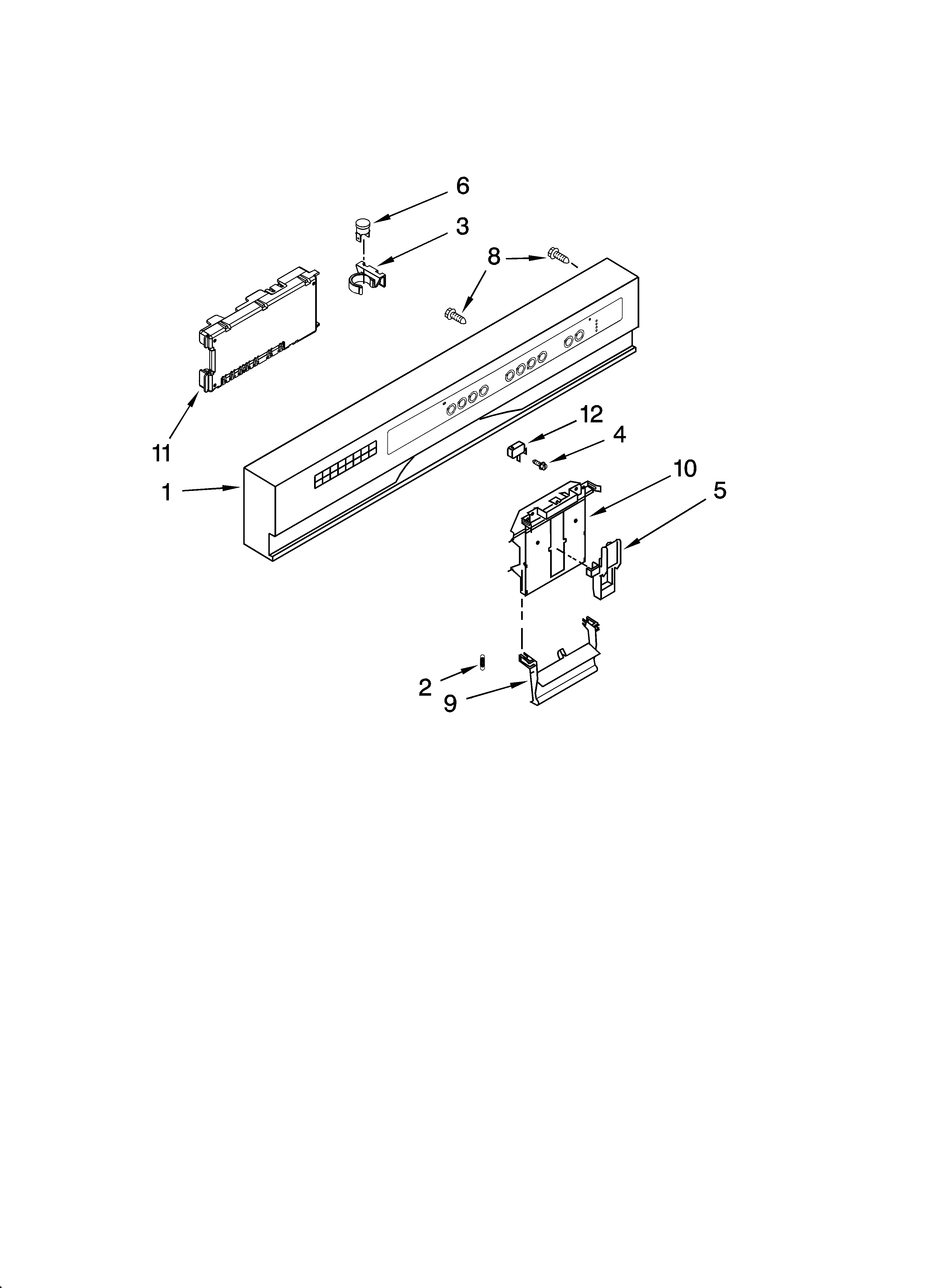 Control panel parts