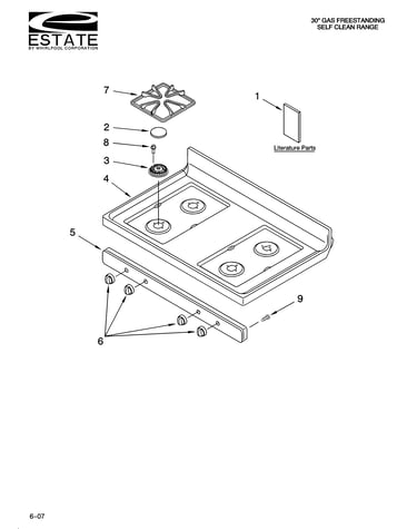 Cooktop parts