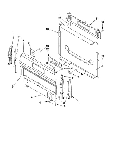 Control panel parts