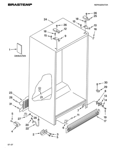 Cabinet parts