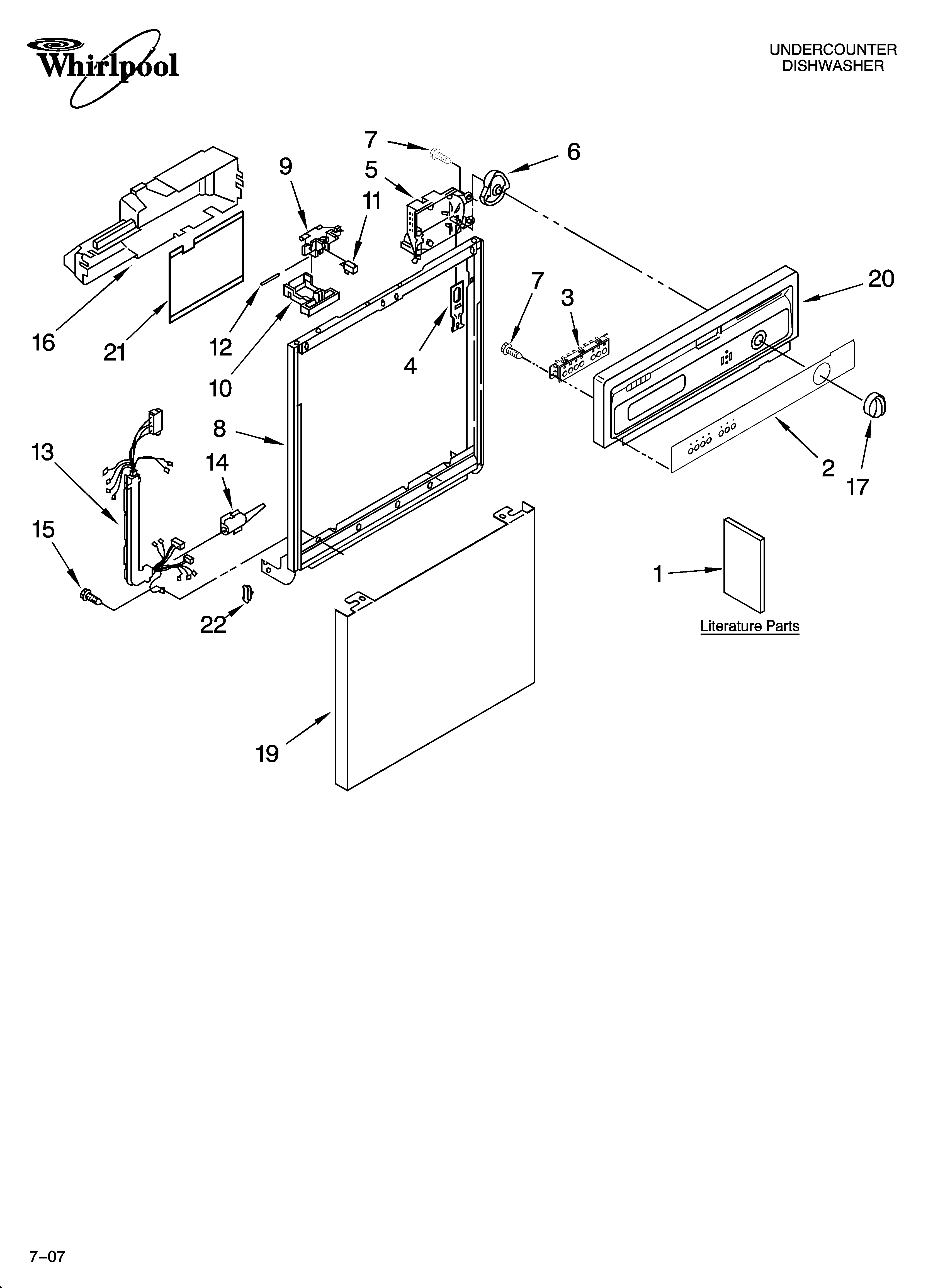 Frame and console parts