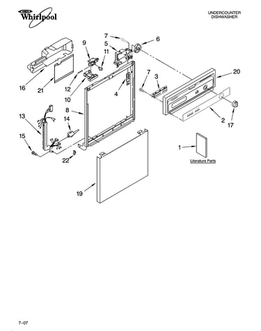 Frame and console parts