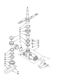 Pump and spray arm parts