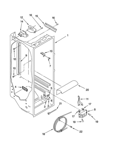 Refrigerator liner parts