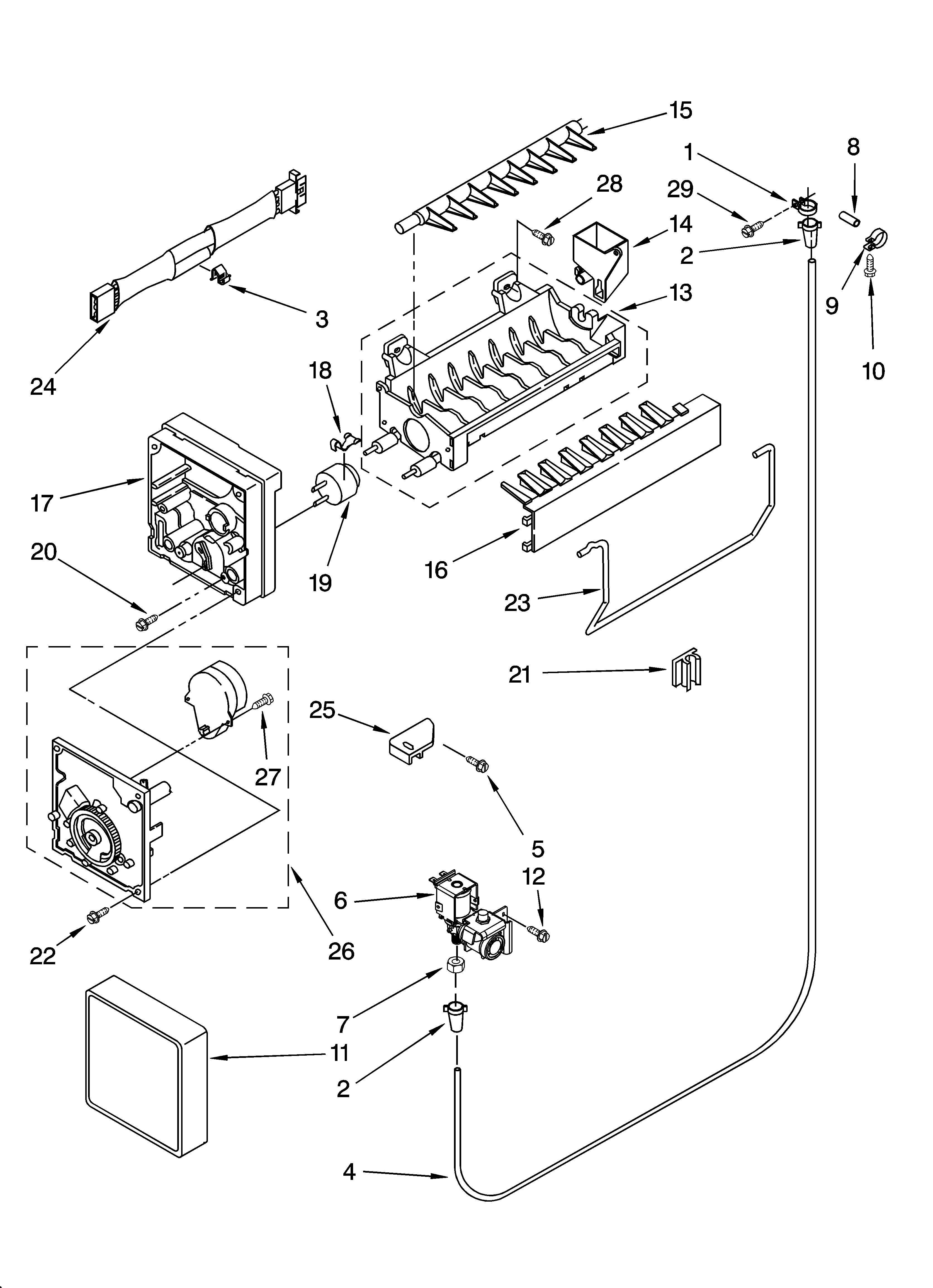Icemaker parts