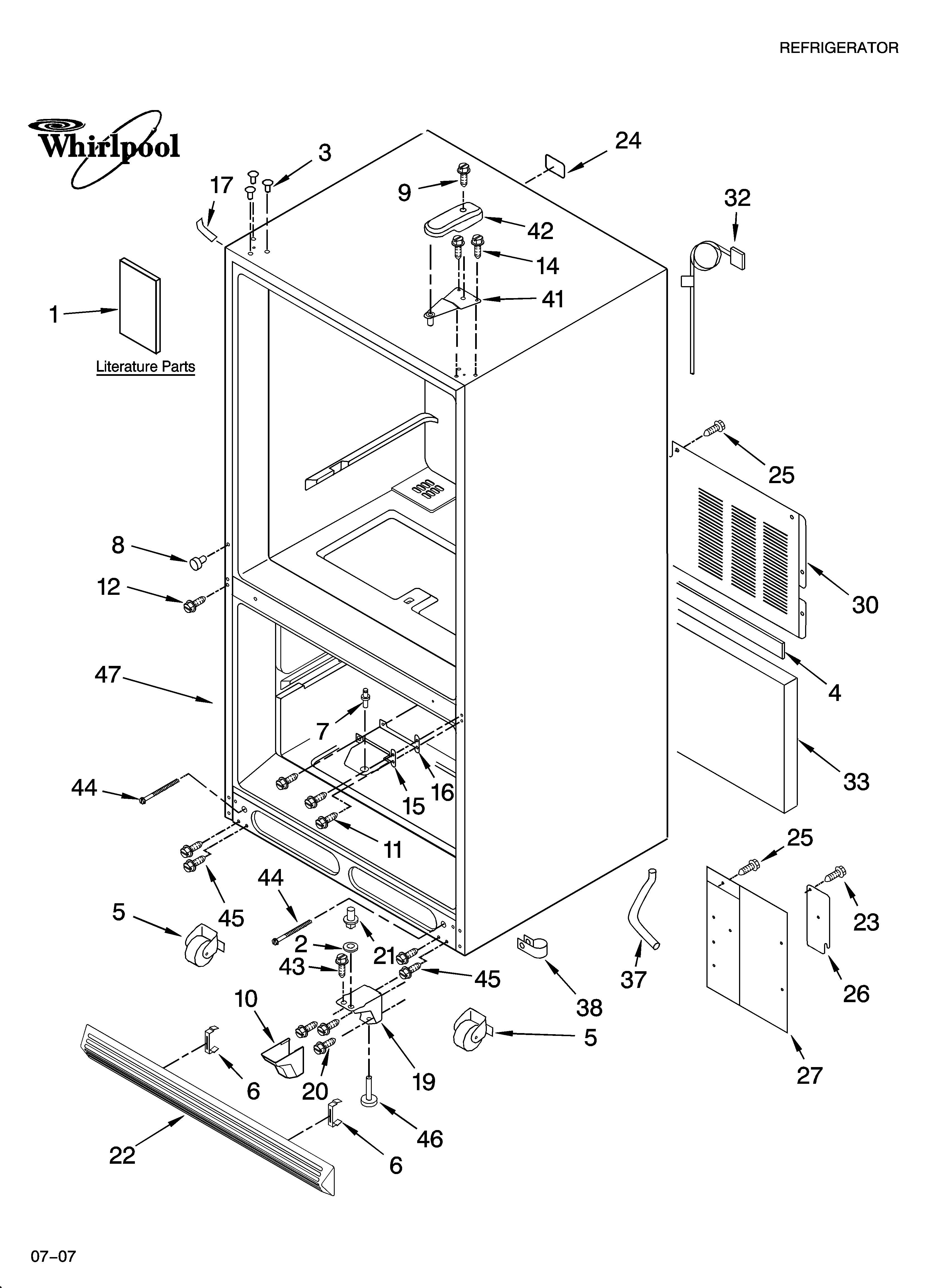 Cabinet parts