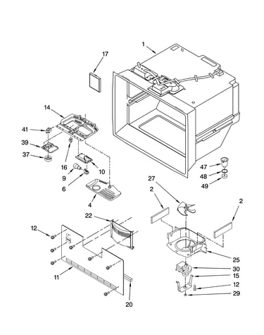 Freezer liner parts