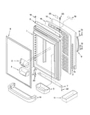Refrigerator door parts