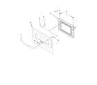 KitchenAid KBHS179SSS01 microwave door parts diagram