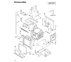 KitchenAid KEBS278SBL00 oven parts diagram