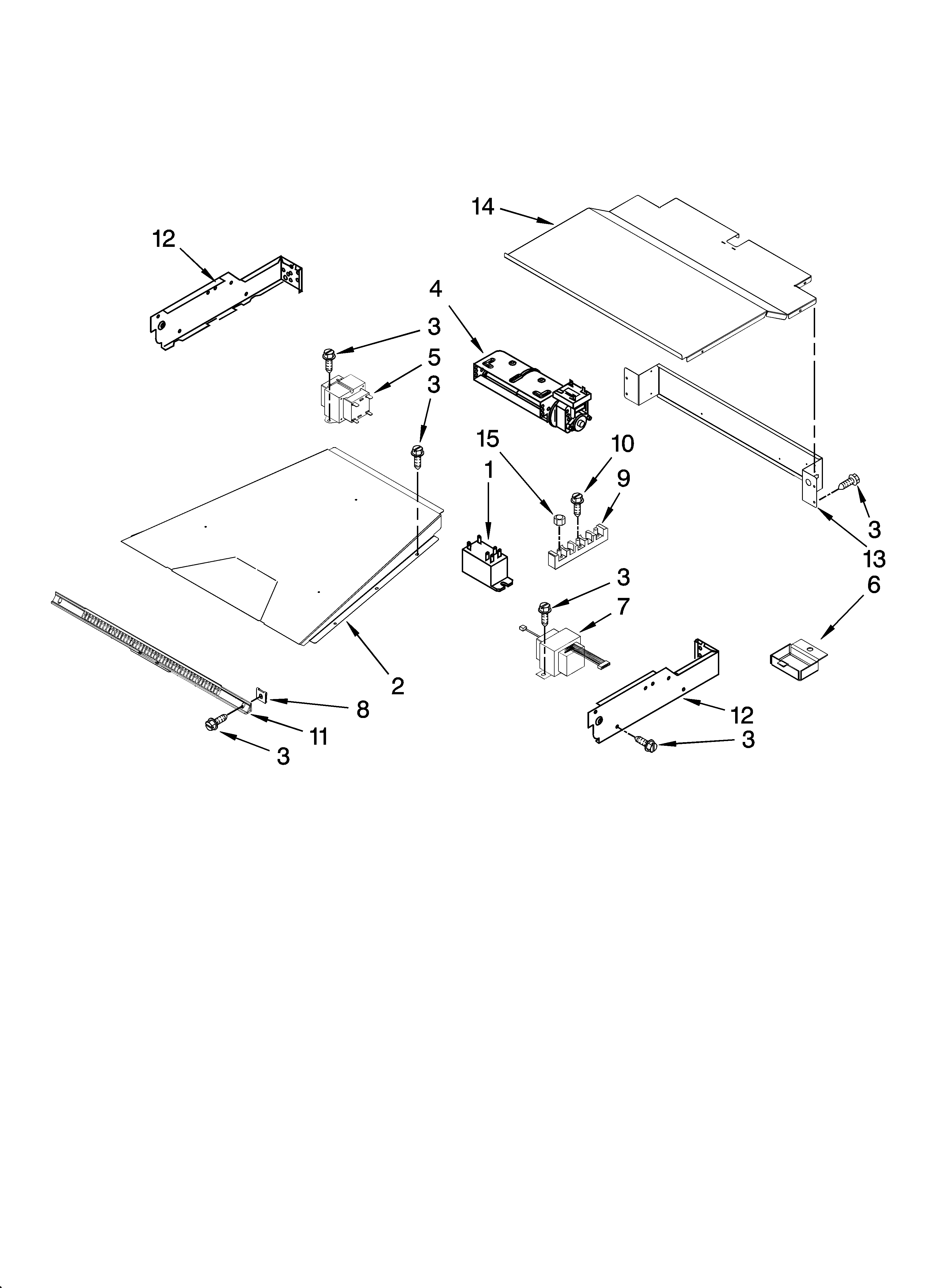 Top venting parts, optional parts (not included)