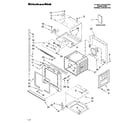 KitchenAid KEMS378SBL00 oven parts diagram