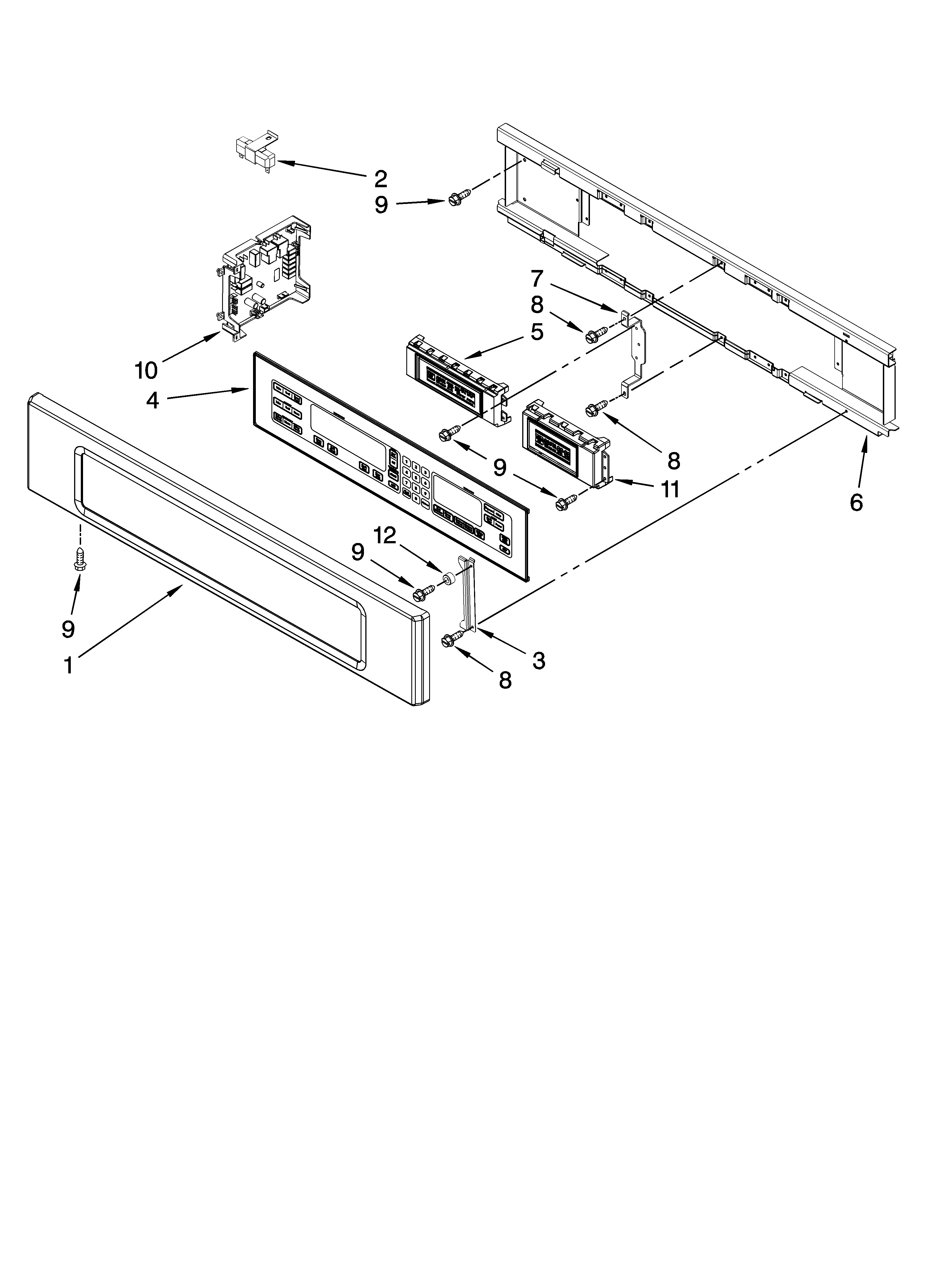 CONTROL PANEL PARTS