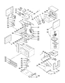 Cabinet and stirrer parts