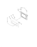 Microwave door parts, optional parts (not included)