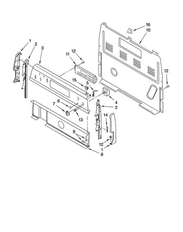 Control panel parts