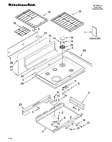 Cooktop parts
