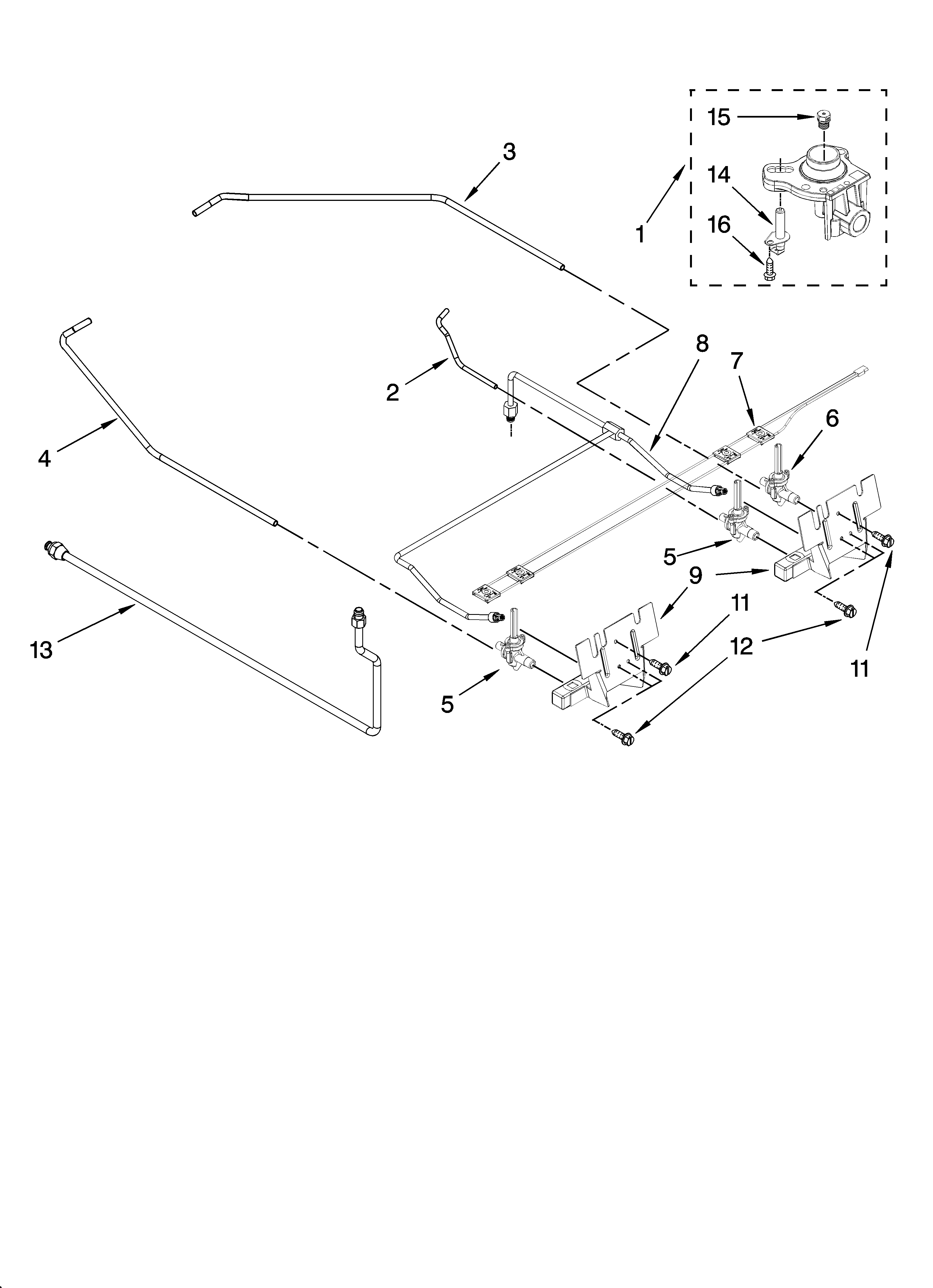 Cooktop burner parts