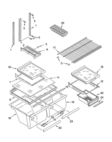Shelf parts