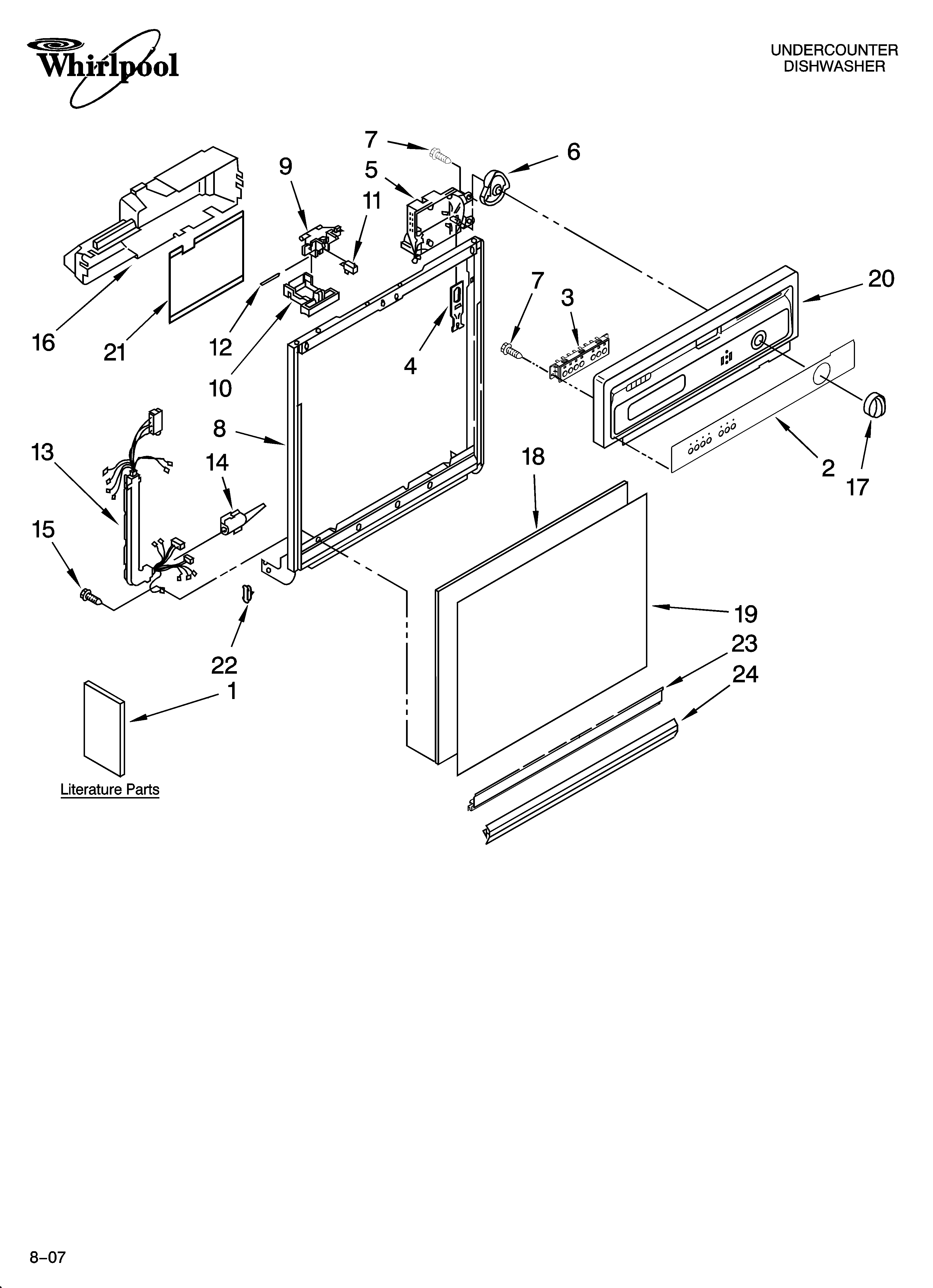 Frame and console parts