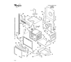 Whirlpool GMC305PRB01 oven parts diagram