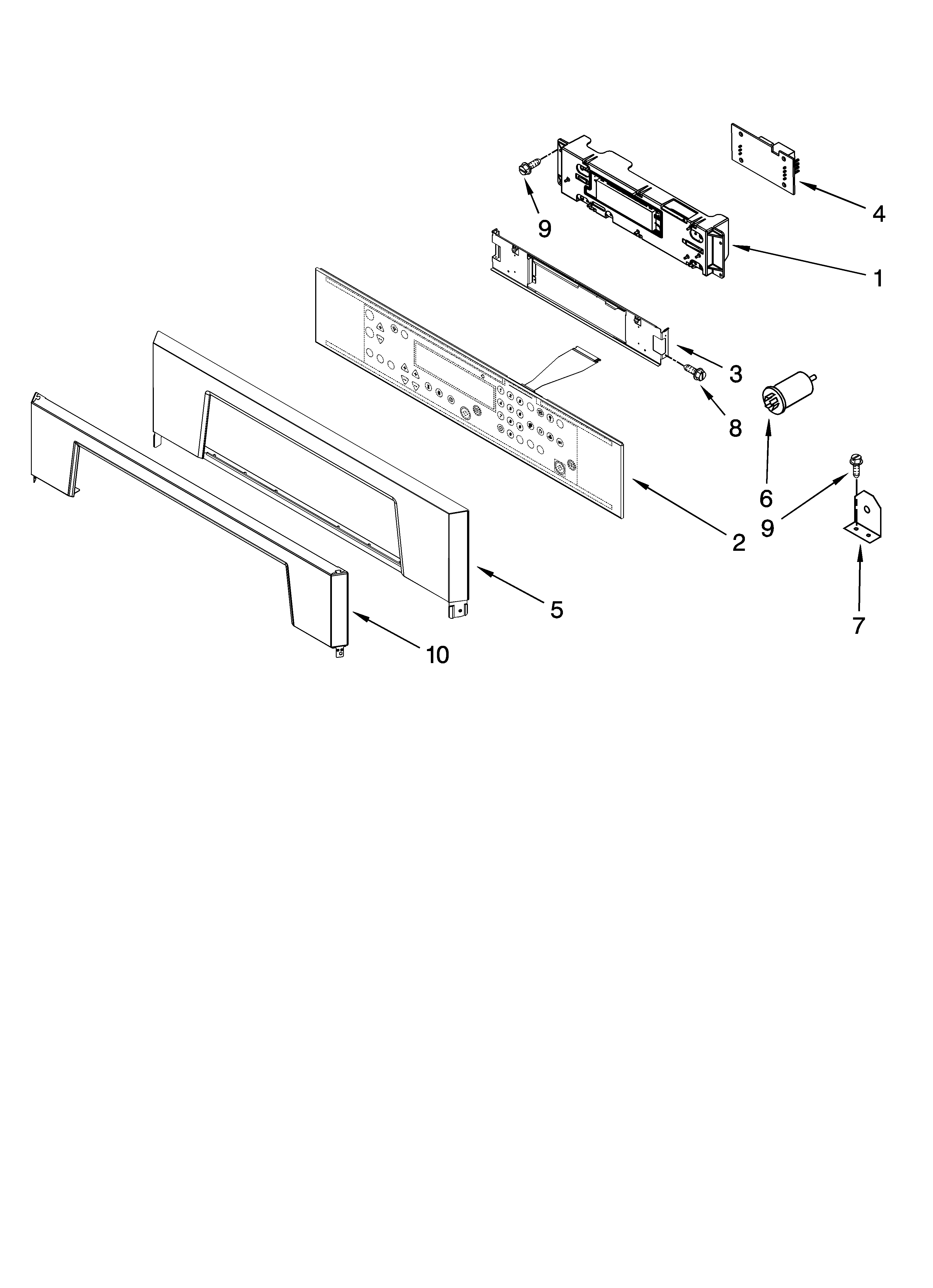 Control panel parts